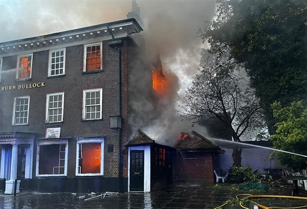 Grade II-listed London pub gutted by fire